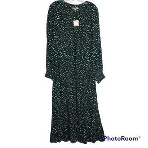 Whistles Leopard Printed Midi Dress NWT SIZE 14